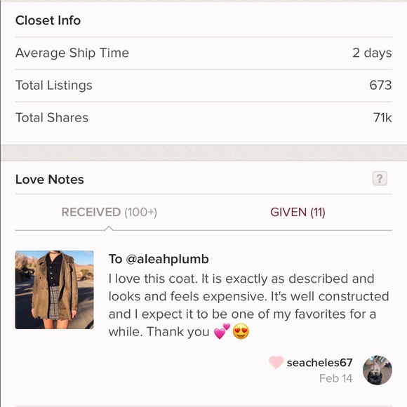 LAST ONE Vegan Suede Trench Coat w Fur trim - Picture 8 of 8